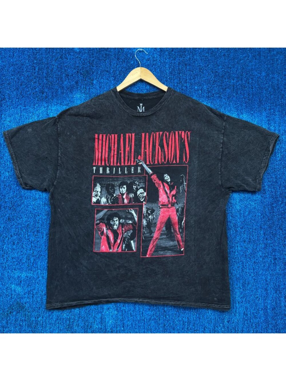 Michael Jackson Thriller Music Video Collage Oversize Tee XL